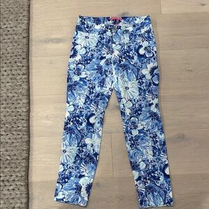 Lilly Pulitzer Blue Floral women’s pants